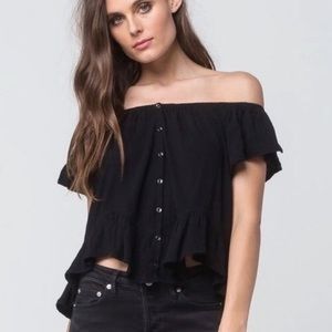 Free People Off-the-shoulder Julep Top